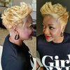 Sassy Short Pixie Layered Wig with Bangs for Black Women