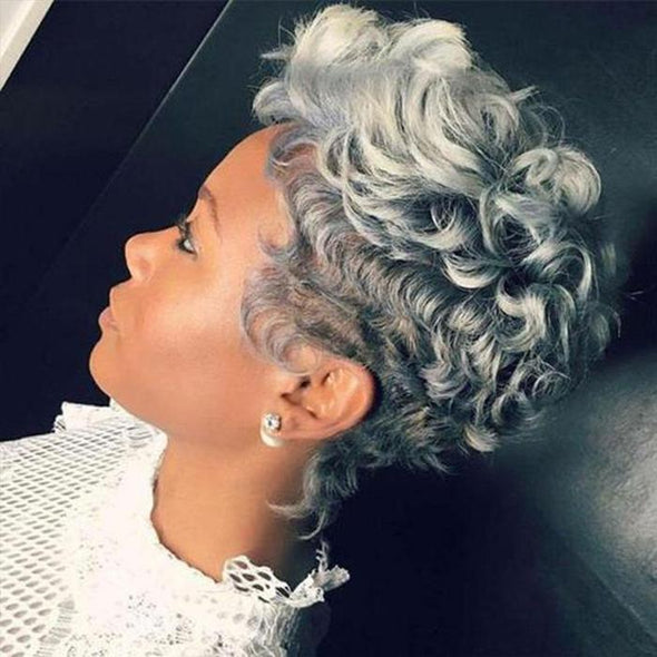 Gorgeous Short Curly Synthetic Hair Wig for Black Women