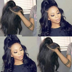 BLACK BODY WAVE  WIG-140%(Extra Thick As In Video)