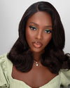 O.U Style Black Glueless Natural Wig-16