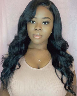 22 Inch Body Wave Natural Brown or Jet Black