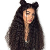 Hot Sale Deep Wave Long Black Hair Wig