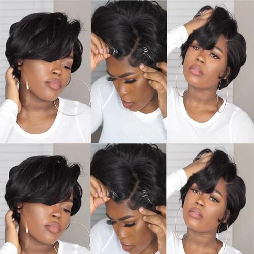 Celebrity Style Pixie Short Cut Bob WIG