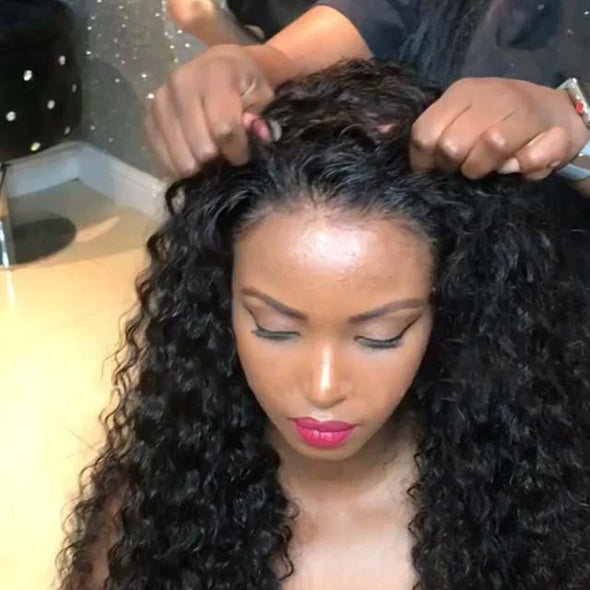 Prepluck Shining Curly Glueless Hair