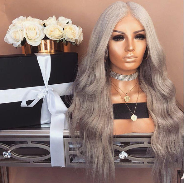 platinum bob wave Wig