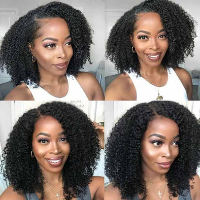 Kinky Curly Black Hair Wig