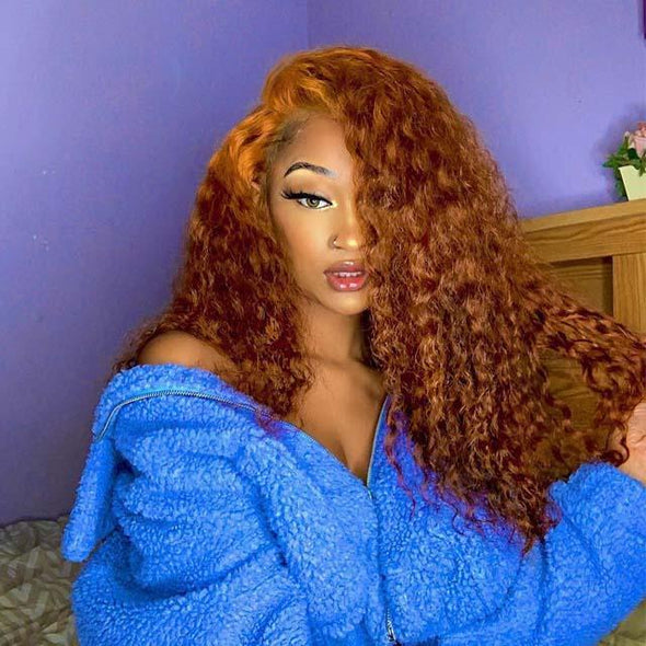 Brown Brazilian Water Wave Wig