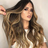 INS hotsale Brown wave wig—140%(EXTRA THICK AS IN VIDEO)