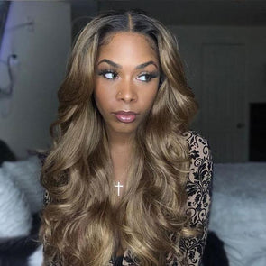 Glueless Long Brown Big Wave Wig