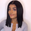 short black straight wig