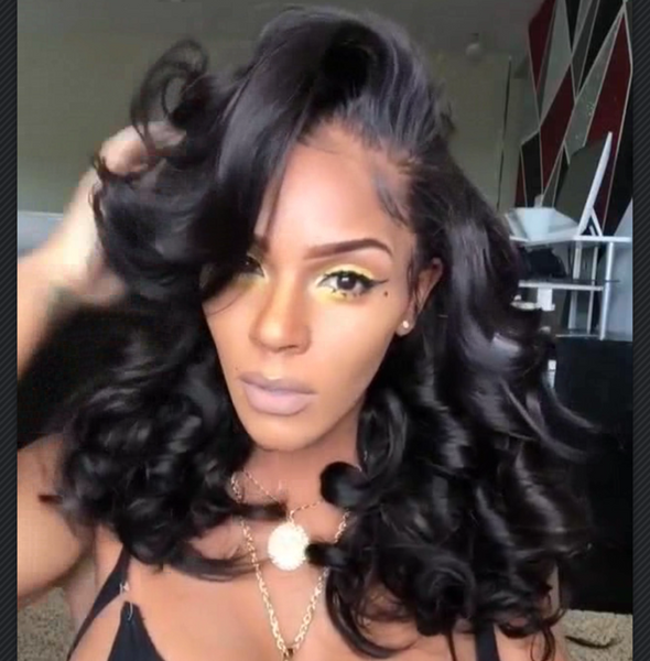 Pre Plucked Body Wave With Babyhair Slay-140%(Extra Thick As In Video)