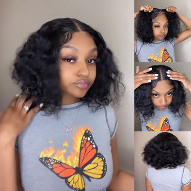 Black Bob Wig Beautiful Style Glueless Hair