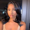 18" Natural Black Wave Wig