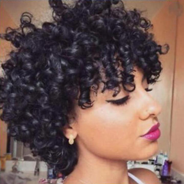 Gorgeous African Short Curly wig