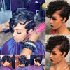 2021 Short Curly Hair Pixie Cut Wig