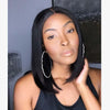 14" Straight Short Brazilian Wigs