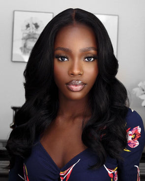 O.U Style Long Wave Glueless Natural Wig-38