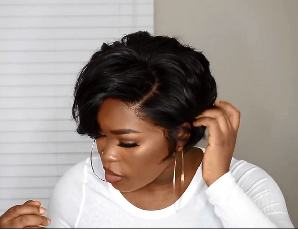 Celebrity Style Pixie Short Cut Bob WIG