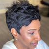 2021 Black Pixie Cut Wig for Black Women