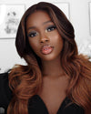 O.U Style Long Brown Glueless Natural Wig-46