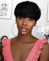 O.U Style Short Pixie Cut Glueless Natural Wig-47