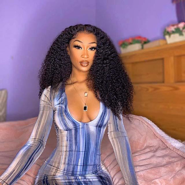 Black Kinky Curly Wig