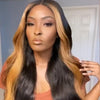 Hot Sale Long Black Brown Brazilian Wig