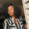 Curly Bob Black Brazilian Wig