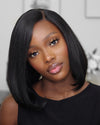 O.U Style Short Bob Glueless Natural Wig-57