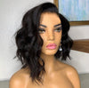 Black short hair curly wig