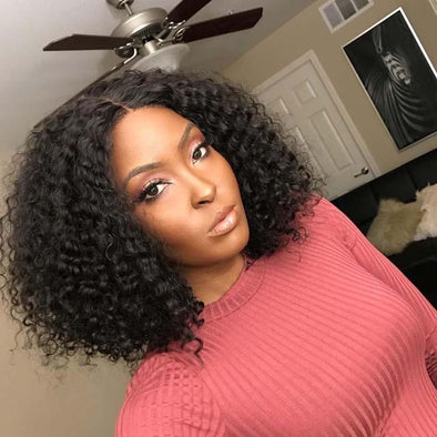 Bob Deep Wave Wig Beauty Short Brazilian Hair