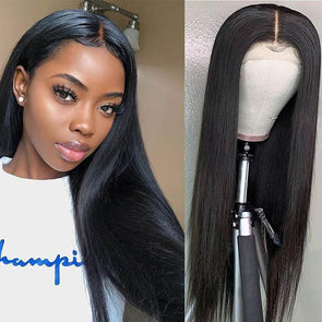 Black Straight long wig