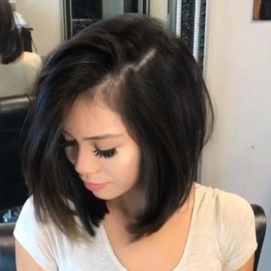 Short Amazing Bob Wig（2 COLOR）-140%(Extra Thick As In Video)