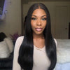 Beauty Long Straight Black Glueless Wig