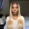 Beauty Long Straight Golden Glueless Wig