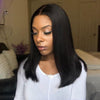 16" Mid-length Straight Glueless Wig