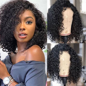 14" Afro Short Curly Kinky Wigs Fluffy Wavy Full Wig