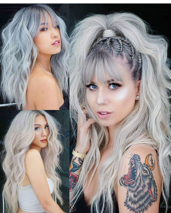 White Wave Wig